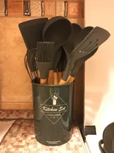 Utensils-Set Storage-Box-Tools Baking-Tools Silicone Kitchenware Non-Stick Heat-Resistant