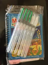 Libro de colorear reutilizable con 6 tipos de juguetes para niños, libro de dibujo de agua mágica, sensorial, Educación Temprana, juguetes para niños, regalo de cumpleaños