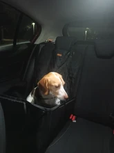 Funda de asiento de nailon 900D impermeable para mascotas, tapete de transporte al aire libre, accesorios de viaje para coche, bolsa para perro