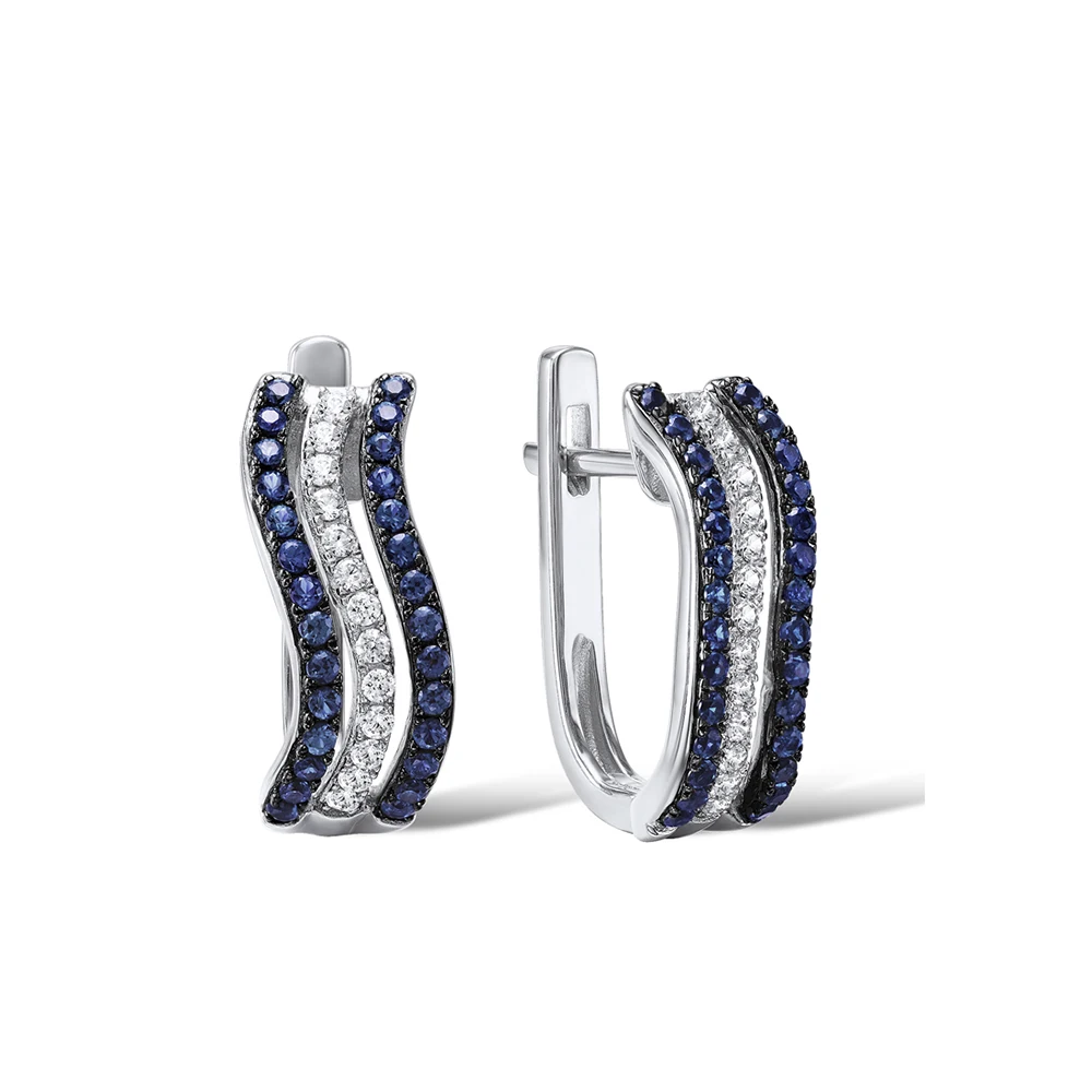 Серебряные серьги VALTERA проба 925