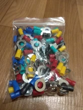 Ring Cable-Wire-Connector Insulated-Terminal Electrical-Crimp-Terminal 50PCS/100PCS RV2-6