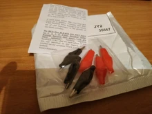 Crocodile Alligator-Clip Electrical-Clamp Testing S4 Probe-Meter Metal for Black Red