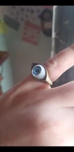 Nueva moda clásica diabólico Vintage ojo anillo de dedo ojo Punk bisutería gótica Halloween anillo de regalo