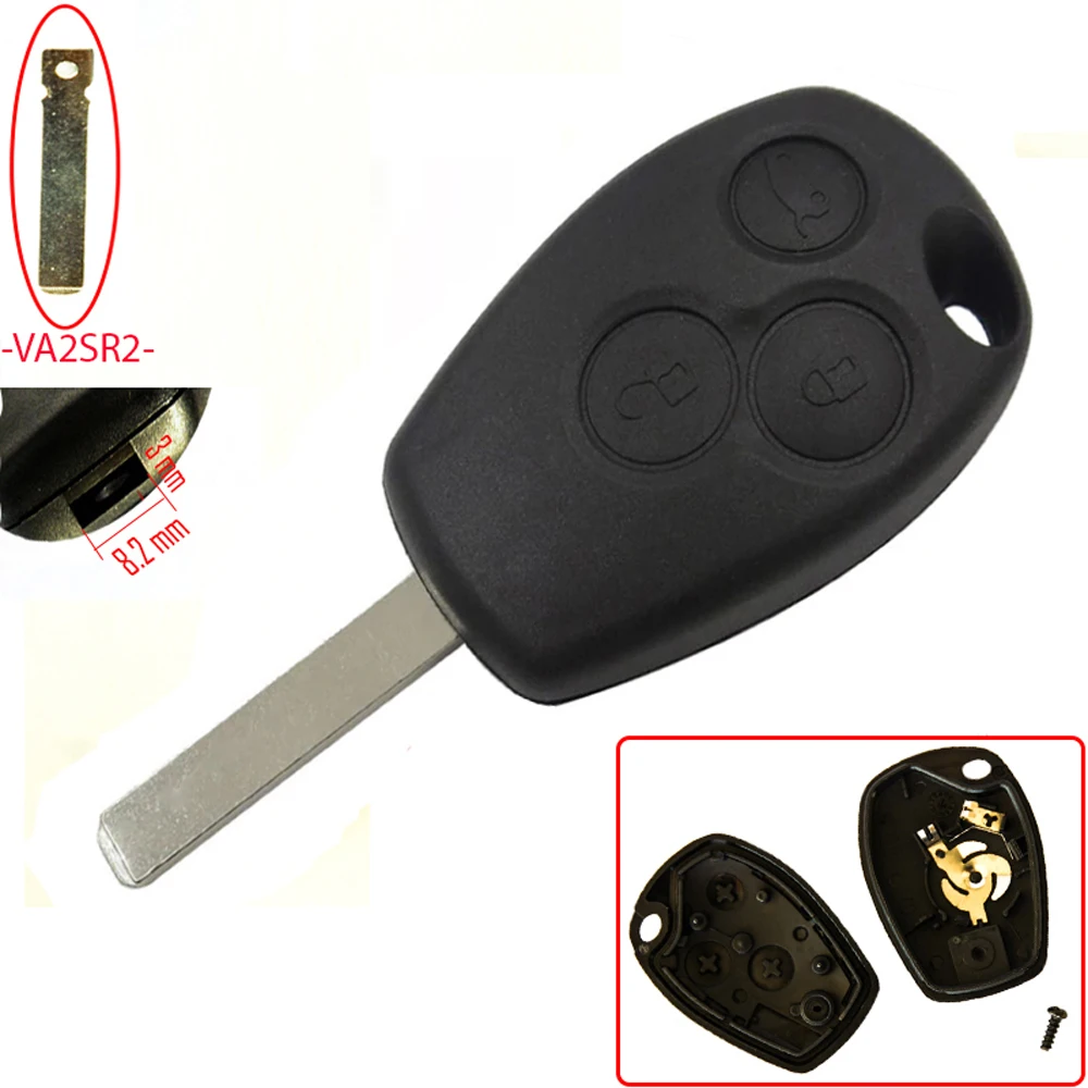 Корпус ключа совместимый с Renault Trafic kangoo Master clio modus Nissan primastar Dacia Opel Vivaro Vauxhall сменный