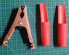 Hot Car Alligator Clips Battery Clamps Crocodile Clip 100A Red+Black