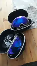 Ski-Goggles Snowboard Mosodo Polarized Eyewear And Anti-Fog Women Parent Spherical Child-Style