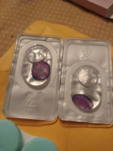 2 uds. De lentes para Cosplay, lentillas multicolores para ojos, maquillaje de Navidad, serie Anime, 1 par