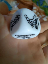 20mm Adult Sex Dice Erotic Poses Couple Funny Sexy Love Toy Night Bar Humor Game