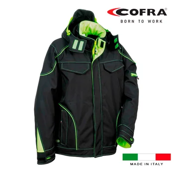 

TECKA SOFTSHELL jacket, black, LIME COFRA size M