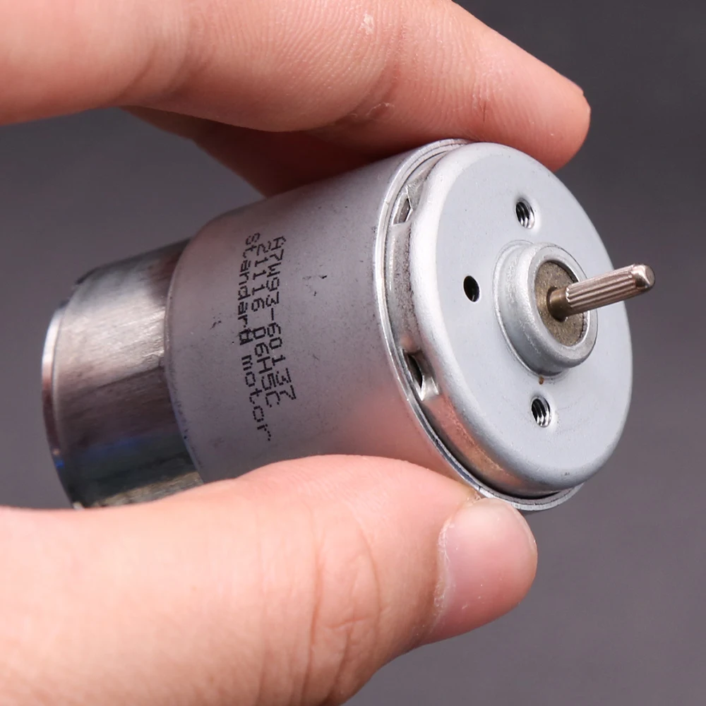 

Standard Micro RS-385 DC 12V-24V Motor 21200RPM High Speed Large Torque Dual Shaft Engine For DIY Electric Appliance Tools Parts