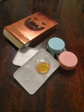 De Halloween Cosplay de contactos lente gato amarillo Manson Serie 2 unids/par anual de lentes de contacto de Color para los ojos maquillaje para Cosplay