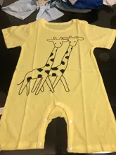 Pelele de algodón para bebé, ropa de manga corta para bebé, de una pieza, Unisex, de verano, monos para niña y niño, jirafa, 2021