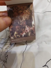 Pegatinas de arte Retro de Mona Lisa, pegatinas de palo de bala para colección de recortes de museo Van Gogh, etiquetas decorativas de papel japonés con collage