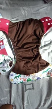 Mordedor venta al por mayor 4 unids/set bebé lavable pañales de tela café cubierta de pañal ajustable & reutilizable pañales de bolsillo envío gratis