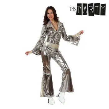 

Costume for Adults Disco Silver (2 Pcs)