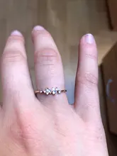 Anillo para mujeres de moda, joyería para el dedo, Color oro rosa/plata/oro, diamantes de imitación, Ópalo de cristal, tamaño 6/7/8/9, gran oferta