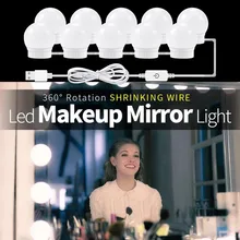 Wall-Light Vanity-Mirror-Light Makeup-Lamp Dressing-Table LED Hollywood Beauty 2 USB
