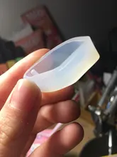 Moldes de silicona con gema de cristal para pendientes, molde de resina epoxi para fabricación de joyas Diy, suministros de herramientas, 1 Uds.