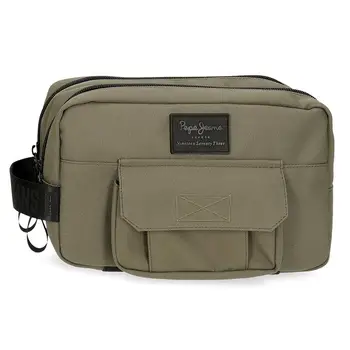 

Toiletry bag Double Compartment Adaptive Pepe Jeans Denton Khaki