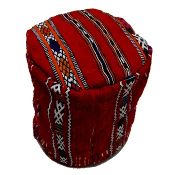 

Ottoman Moroccan Morocco Wool Kilim Oriental Ethnic Footrest 1001201231