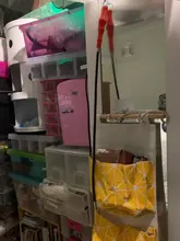 Imán de luz LED de 60cm, herramienta de garaje Flexible, reparación de pastilla magnética, mango de plástico rojo Flexible, agarrador de Metal