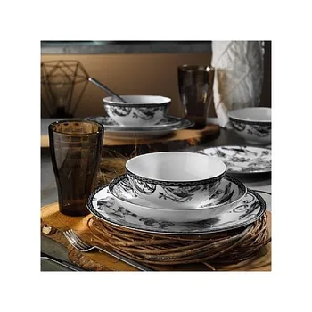 

Kutahya has Porcelain 939012 Pattern 24 Piece Dinnerware Set