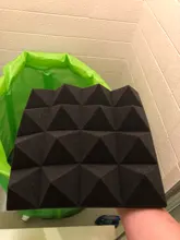 Wall-Panels Pyramid Studio-Treatment Acoustic-Foam Sound-Absorption 12pcs 25--25--5cm