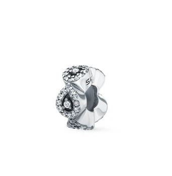 

Silver Pendant-charm with cubic zirconia sunlight sample 925