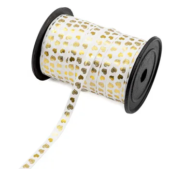 

1034612 tape simple 1/100 with metal application, heart Rd White