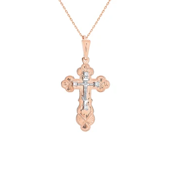 

Gold pendant with diamonds sunlight sample 585