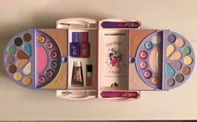 Caja de maquillaje de frozen de la princesa de Disney, juguetes cosméticos para niños, bolso seguro y no tóxico, juguetes de maquillaje solubles en agua