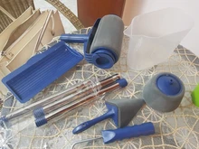 Pinceles multifuncionales para pared, accesorios para decorar, esquinas, cepillos con mango, herramienta para el hogar, fácil de utilizar, pinceles para pintar, 8 unidades/juego