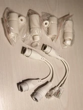 POE Splitter RJ45 2-en-1 cableado de red conector para cámara de seguridad instalar divisor POE IEEE802.3AT/AF estándar de transmisión