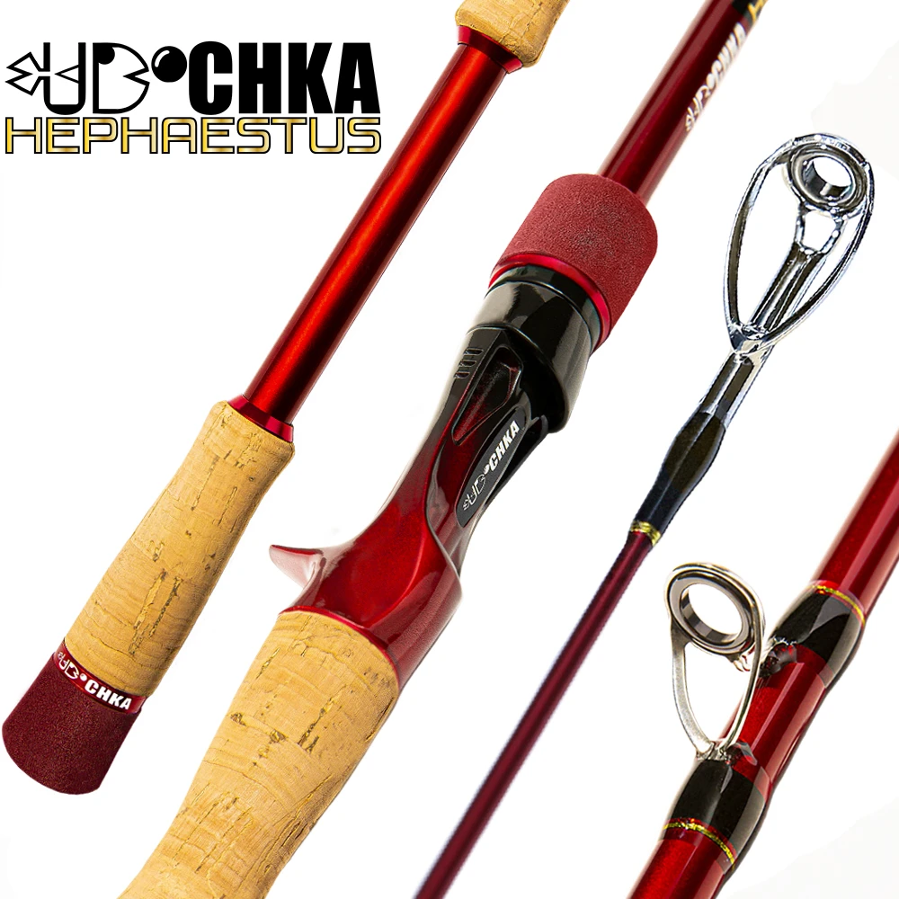 UDOCHKA "Hephaestus" Spinning / Casting Light Carbon Fishing Rod, 3 4