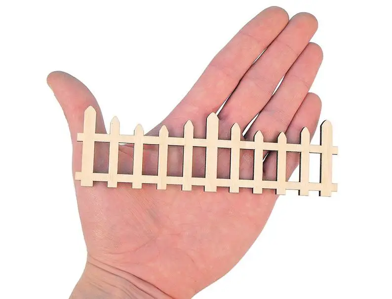 

Wooden Fence Shape (15cm) Fairy Fence Craft Embellishments Decoration Ornaments Cutout Shape 0286