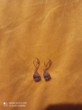 Pendientes de gota de plata S925 para mujer, gota de agua, Circonia cúbica rosa, joyas de compromiso para novia, pendiente colgante CCE624