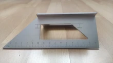 Multifunction Ruler Woodworking-Tools Square Wooden 90-Degree-Gauge Aluminum-Alloy 45