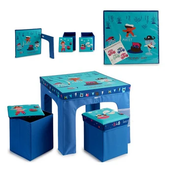 

Child's Table Set and Basket Gift Decor (60 x 48 x 60 cm)