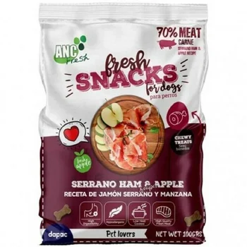 

Snack ANC FRESH JAMÓN Golosinas Blandas Semi Húmedas para Perros 5 x 100 Gr