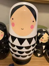 Juego de 5 uds. De muñecas rusas de anidación, muñeca Matryoshka de madera pintada a mano M89C