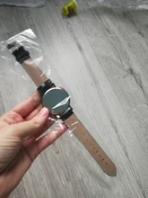 De lujo de minimalismo relojes de moda de los hombres Ultra delgado de cuero negro reloj de pulsera de cuarzo de los hombres reloj informal negocios Relogio Masculino