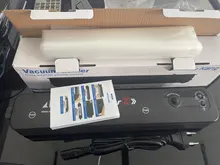 Sellador de alimentos al vacío para cocina, máquina automática de envasado comercial de 220V/110V, sellador del vacío de la comida del hogar, incluye 10 Uds. De bolsas