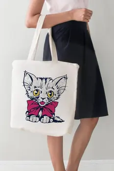 

Angemiel Bag Large Papyonlu Puppy Cat Tote Shopping Beach Bag