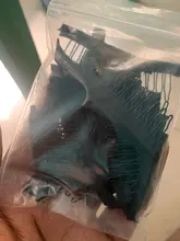 Peine peluca para hacer pelucas con Clip, extensiones de cabello humano con 7 dientes, pinzas de Metal, buena calidad, 12 Uds. Por lote