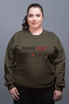 

Angemiel Wear Horror Story Green Women Sweatshirts