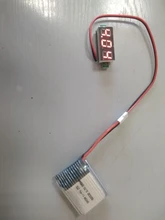 0,28 pulgadas rojo azul Digital Mini pantalla LED módulo DC2.5V-30V DC0-100V del voltímetro del probador de voltaje medidor de contador de Panel de coche de la motocicleta