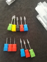 Broca eléctrica de diamante/tungsteno para manicura, pulidor de limas, accesorios de equipo de Arte de uñas