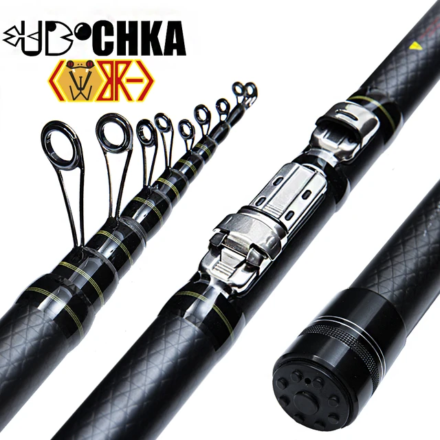 UDOCHKA Cobra Float Telescopic Spinning Carbon Fishing Rod, 5-6-7 Parts  Telescopic Carbon Fishing Rod