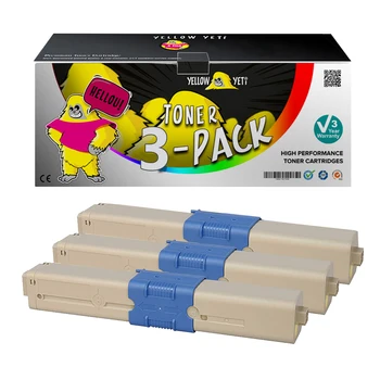 

3pcs Compatible Color Toner Cartridge for OKI 301 for OKI C301 C321 C301dn MC342dnw MC342w C321dn MC342 MC342dw MC332dn printer