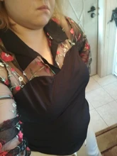 Patchwork Blouse Top Mesh Lace Blusas Long-Sleeve Transparent ZANZEA Sexy Plus-Size Summer